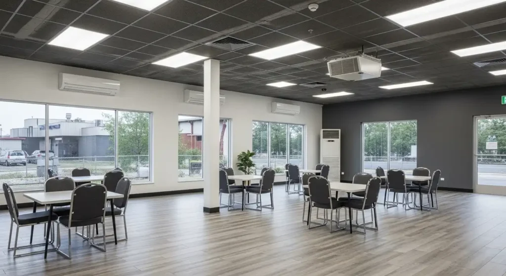 Commercial AC installation